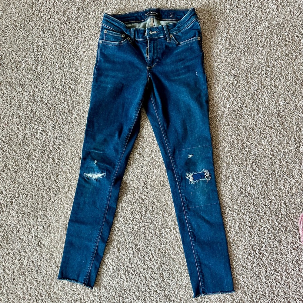 Lucky Brand Women's Dark Blue Skinny Jeans